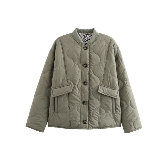 Damen gesteppte Jacke mit modernen Details und praktischen Taschen R&B