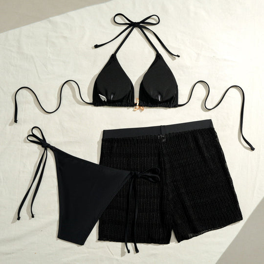 Damen Bikini-Set mit trendigen Raffungen und modischem Höschen R&B