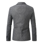 Herren eleganter Blazer mit feinen Streifen