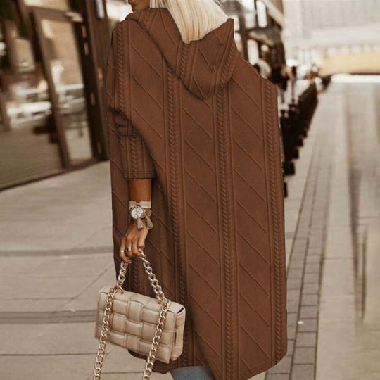R&B | Strickjacke mit Kapuze