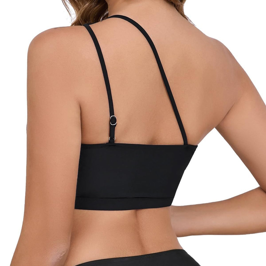 Damen Sportliches Cropped Top R&B