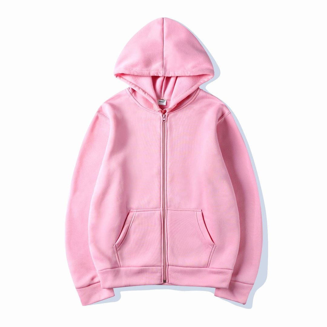Damen Kapuzensweatshirt mit durchgehendem Reißverschluss und seitlichen Taschen R&B