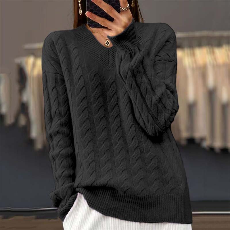 R&B | Pullover mit Zopfmuster