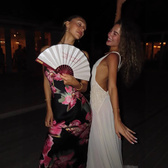 Damen Maxikleid mit floralem Seiden-Effekt und feinen Spaghettiträgern R&B
