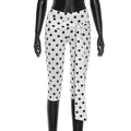 Damen Polka-Dot Culottes mit elegantem Bindegürtel R&B