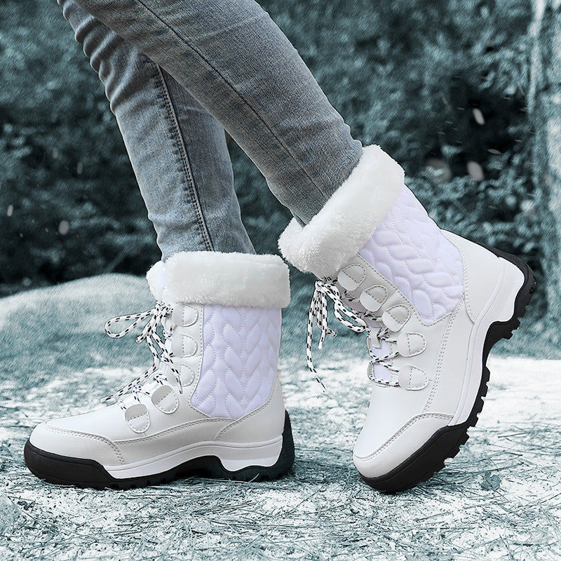 Damen Isolierte Winterstiefel mit rutschfester Sohle und warmem Innenfutter R&B