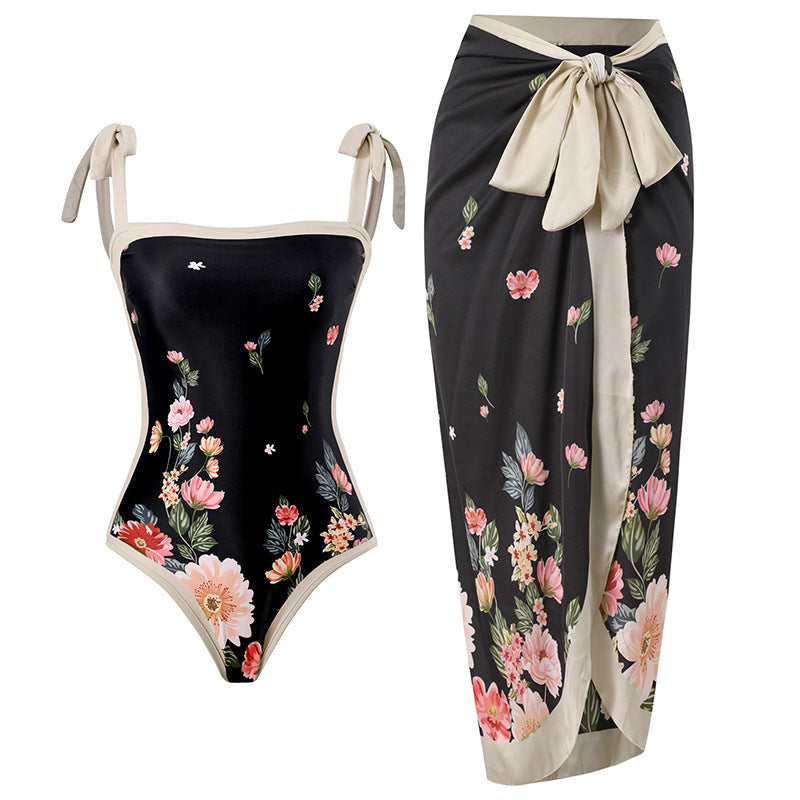 Damen Eleganter Schwimmanzug mit floralem Design R&B