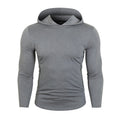 Herren Sportlicher Kapuzenpullover mit funktionalen Reißverschlusstaschen