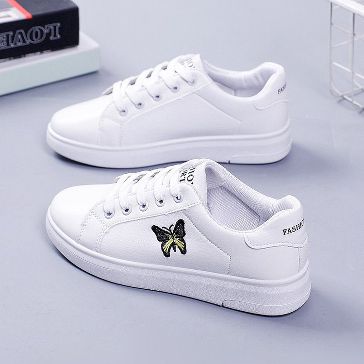 Damen Sneakers mit stilvollem Schmetterlingsmotiv und bequemer Sohle R&B