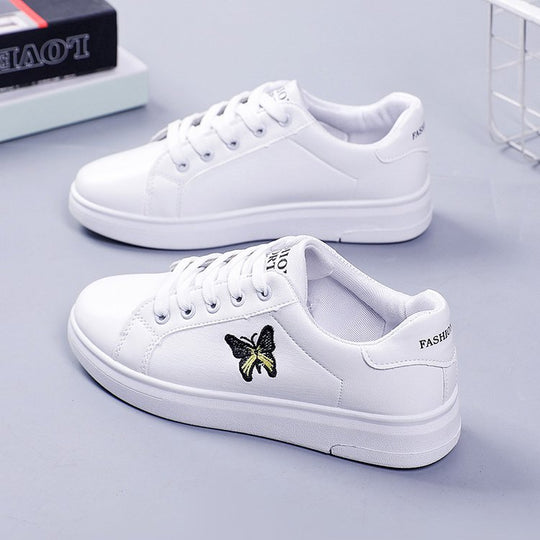 Damen Sneakers mit stilvollem Schmetterlingsmotiv und bequemer Sohle R&B