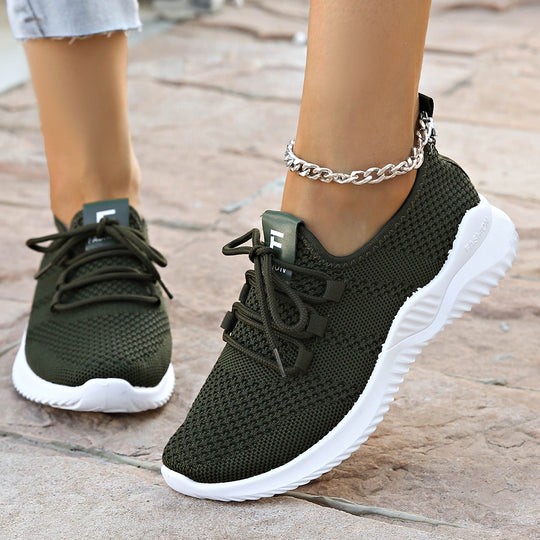 Damen atmungsaktive Freizeitsneaker R&B