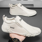 Damen modische Sneaker mit praktischem Reißverschluss R&B