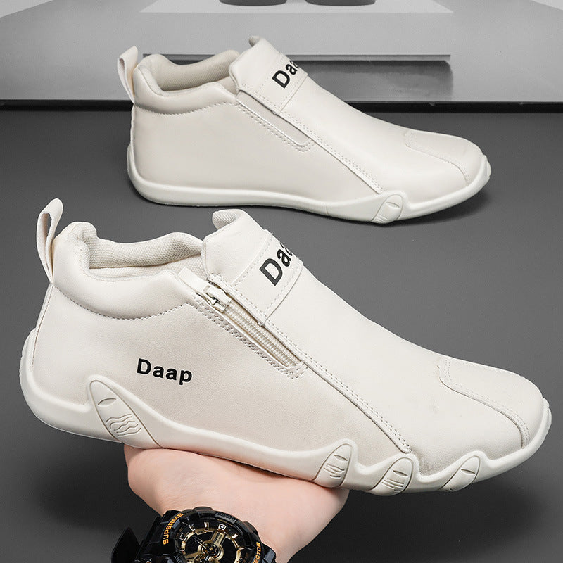 Damen modische Sneaker mit praktischem Reißverschluss R&B