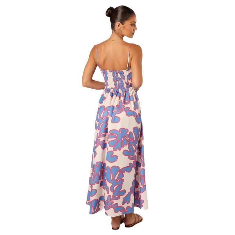 Damen Maxikleid mit floralem Druck R&B