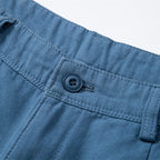 Herren nan robuste Baumwoll-Twill-Bermudahose mit verstärkten Knieeinsätzen und entspannter Passform R&B