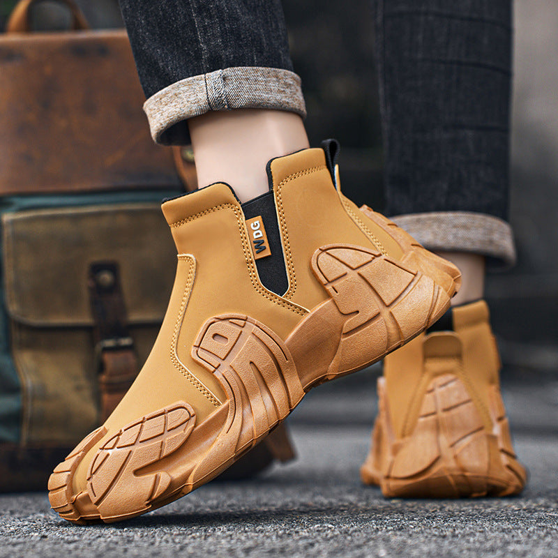 Damen sportliche Hochsocken Sneakers mit profiliertem Gummi und elastischem Obermaterial R&B