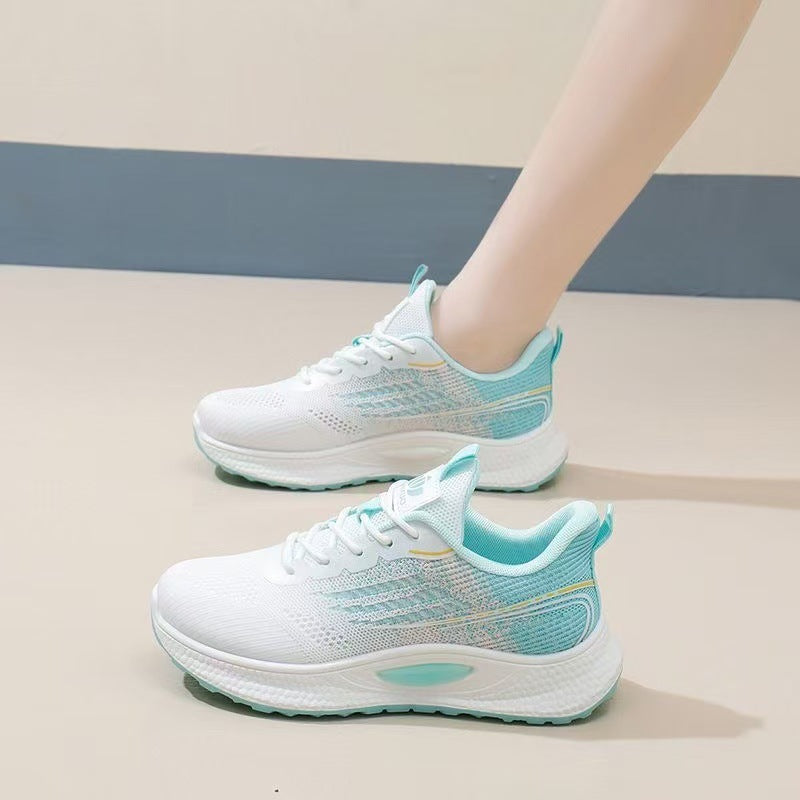 Damen Leichte und atmungsaktive Lauf-Sneaker mit flexibler Sohle R&B