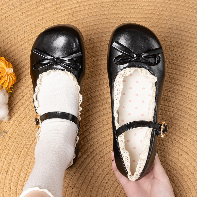 Damen Ballerina-Schuhe mit eleganter Riemchen-Detail und bequemer Sohle R&B