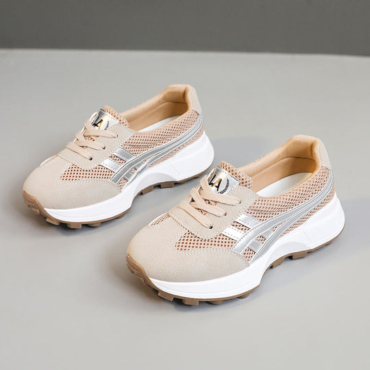 Damen Sportliche Sneakers mit atmungsaktiver Mesh-Oberfläche und dynamischem Sohlenprofil R&B