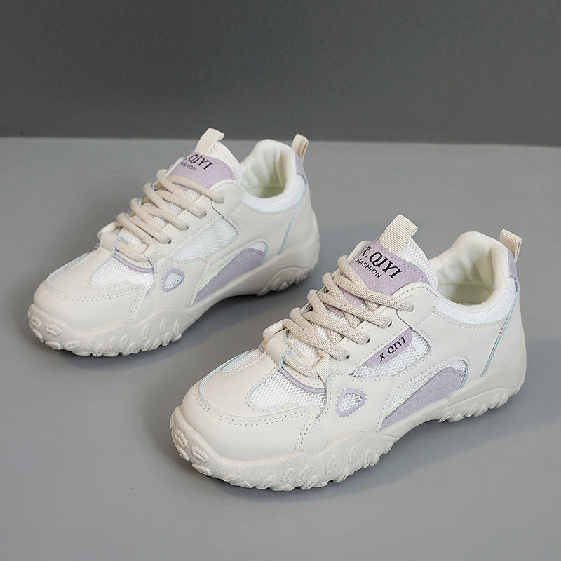 Damen Sportliche Freizeitsneaker mit atmungsaktiven Mesh-Einsätzen und griffiger Laufsohle R&B