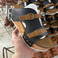 Damen Wedge-Sandaletten mit verstellbaren Riemen und ergonomischem Korkfußbett R&B