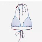 Damen Triangel-Bikini-Set mit verstellbaren BindR&Bändern und buntem Mandala-Muster R&B