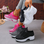 Damen Sportliche Sneaker mit atmungsaktivem Obermaterial und Komfortsohle R&B