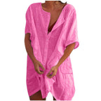 Damen lässiges Strandkleid R&B