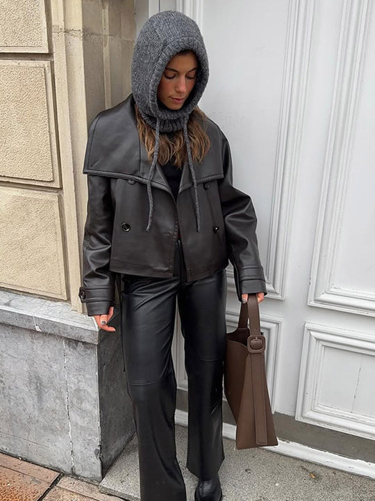 Damen jacke mit modischem asymmetrischen Schnitt R&B