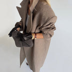 Damen eleganter Oversize-Trenchcoat R&B