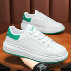 Damen Komfortable Sneaker mit schickem Karomuster und flexibler Laufsohle