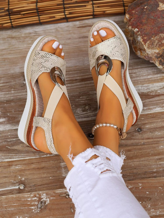 Damen Plateau Sandalen R&B