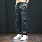 Herren Cargo-Hose mit praktischen Taschen und verstellbarem Bund