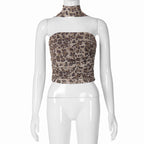 Damen Oberteil mit gerafftem Design und hohem Kragen R&B