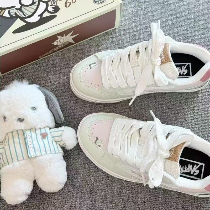 Damen Sportliche Sneakers mit tierischen Motiven und atmungsaktiver Oberflächenstruktur R&B