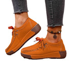 Damen Mokassin-Sneaker mit modernem Schnürdesign und rutschfester Sohle R&B