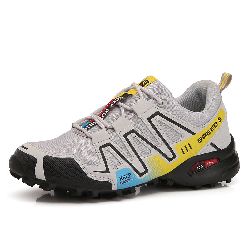 Herren Sportliche und dämpfende Trail-Laufschuhe mit griffiger Sohle R&B