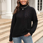 R&B | Zopfmuster Strickpullover im Klassischen Design