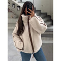 Damen Fleecejacke mit stylischen Details R&B