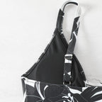 Damen Einteiler Badeanzug mit floralem Design R&B