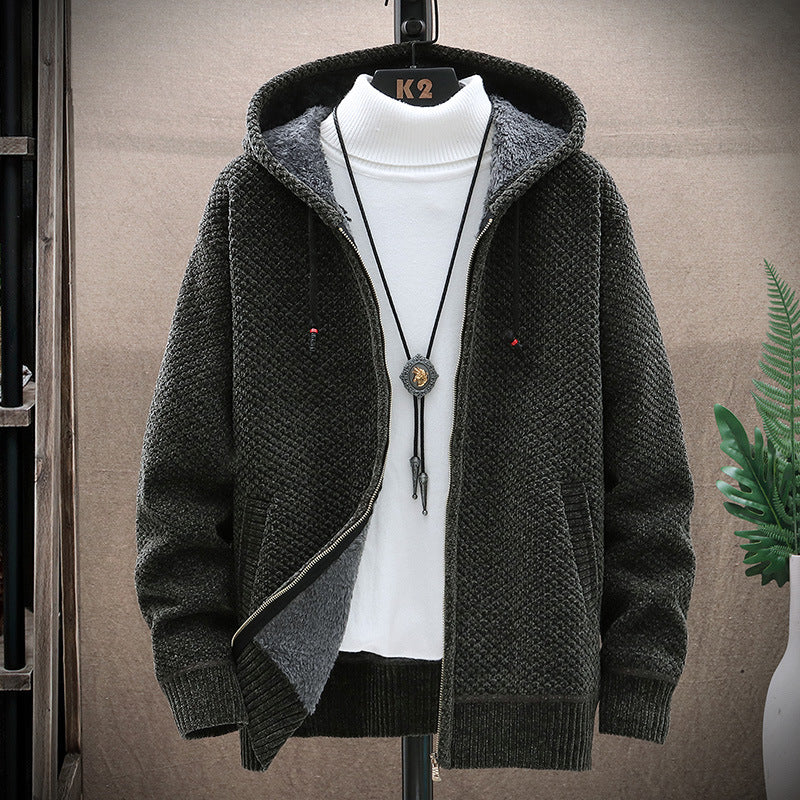 Damen gemütliche Kapuzenjacke mit weichem Innenfutter und innovativem Schnitt R&B