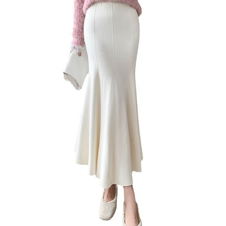 Damen Eleganter, ausgestellter Maxirock aus leichtem Material R&B