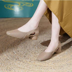 Damen elegante Ballerinas mit atmungsaktivem Lochdesign R&B