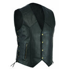 Herren elegante weste mit seitlichen Taschen und praktischen Verschluss