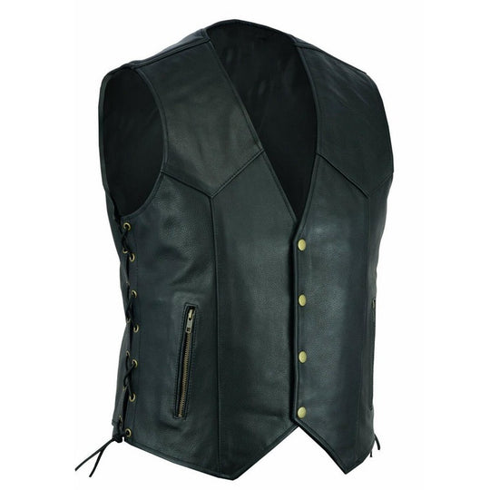 Herren elegante weste mit seitlichen Taschen und praktischen Verschluss R&B