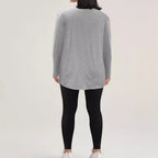 Damen Sweatshirt mit künstlerischem Bärenmotiv R&B
