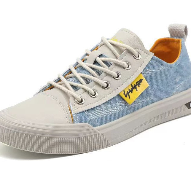 Damen Sportliche Canvas-Sneaker mit atmungsaktiver Zehenkappe und flexibler Laufsohle R&B