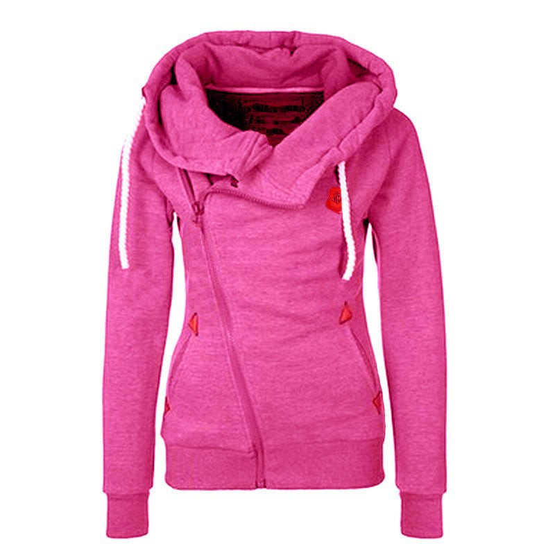 Damen gemütlicher Lagenlook Pullover mit hohem Kragen R&B