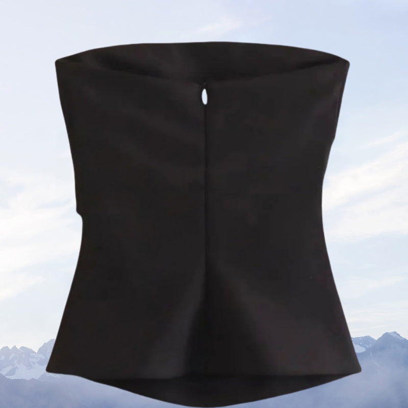 Damen elegante und figurbetonte Bluse R&B