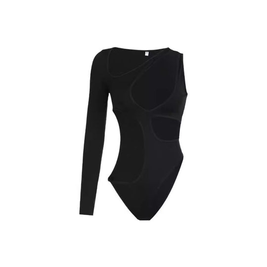 Damen Einteiliges Cut-Out Badeanzug R&B